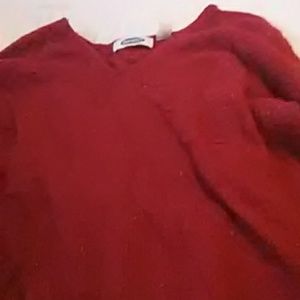 Red sweater